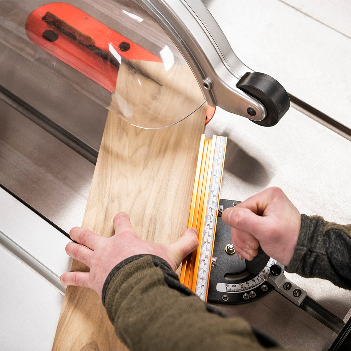 Precision Mitre Gauge Fence & Flip Stop