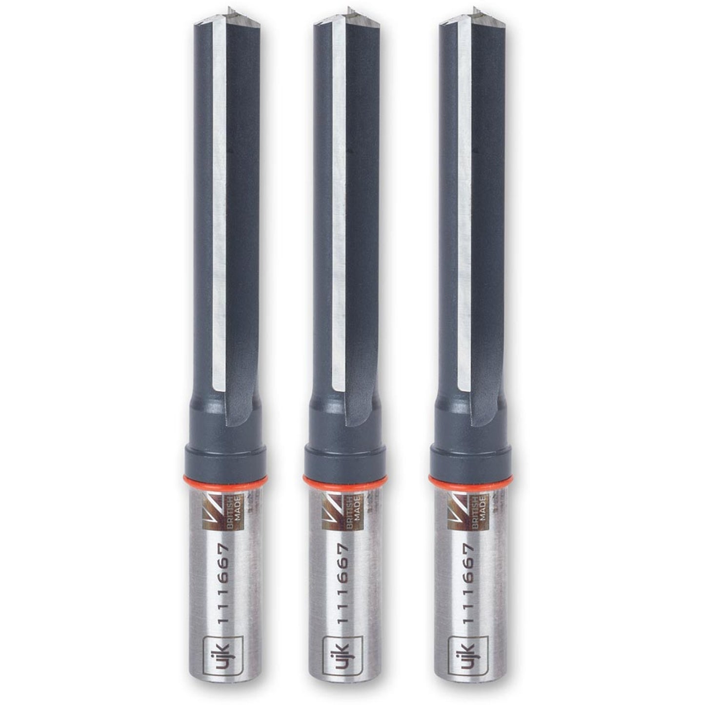 Kitchen Fitters Straight Router Cutters (Pkt 3)