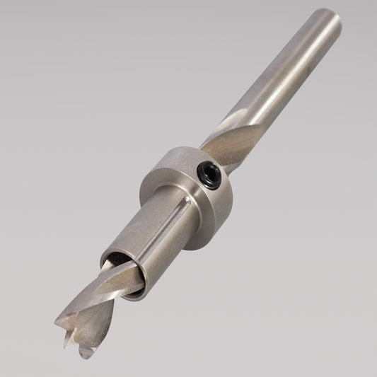 M2 HSS 8mm Premium Brad Point Drill Bit & Guide Bush