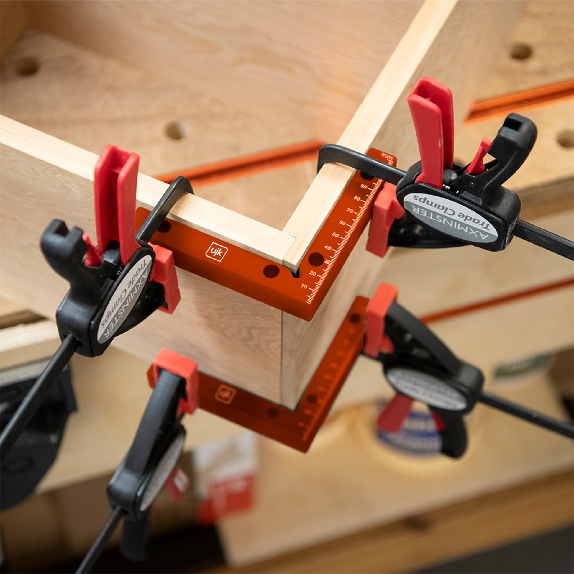 Assembly Squares with Clamping Holes - (Pair)