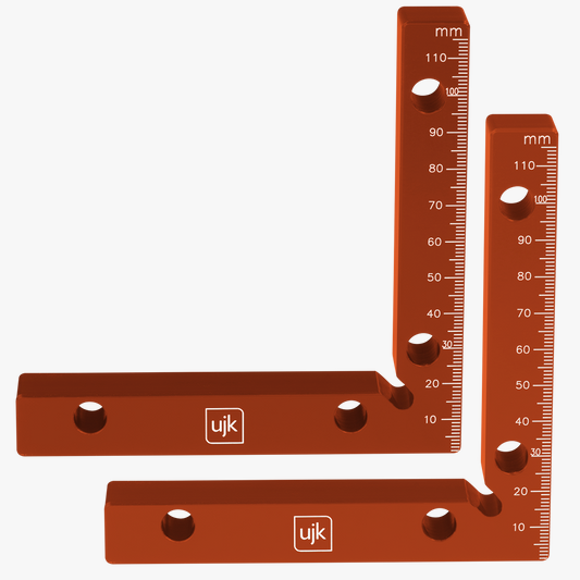 Assembly Squares with Clamping Holes - (Pair)
