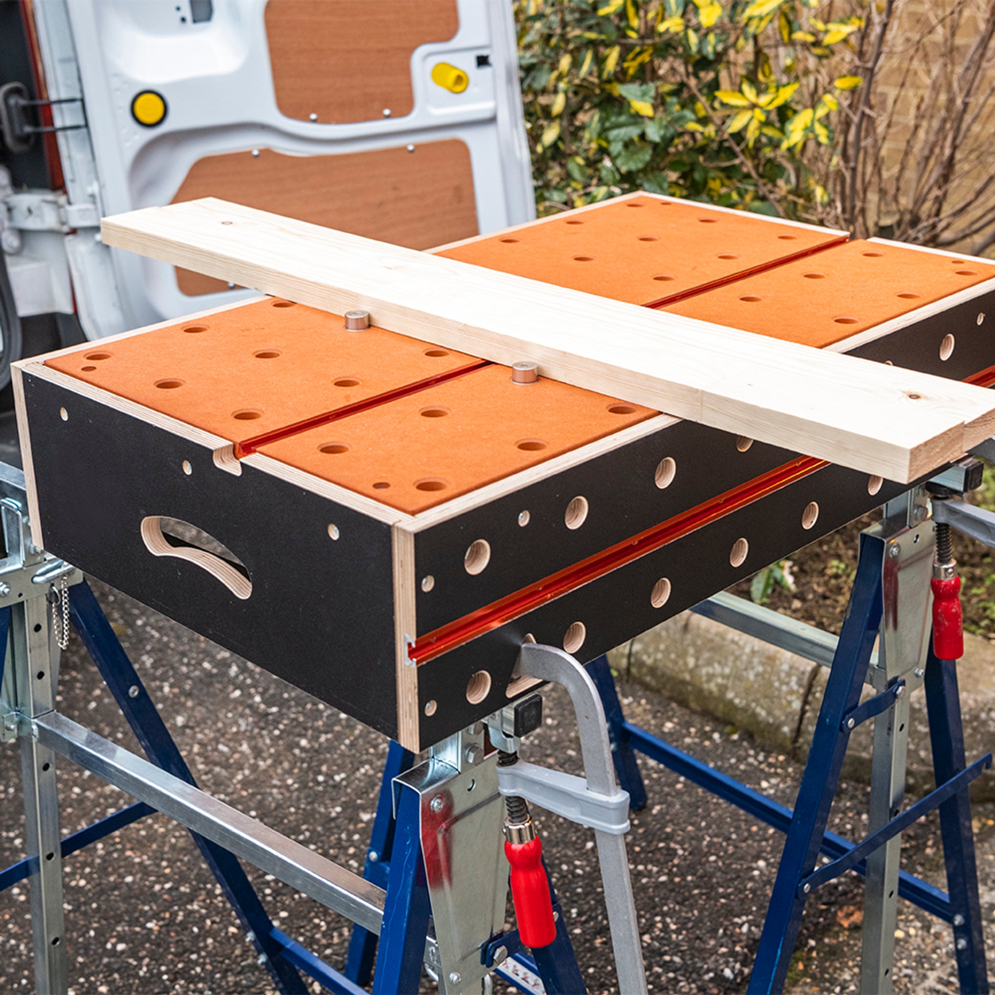 Compact Multifunction Workbench