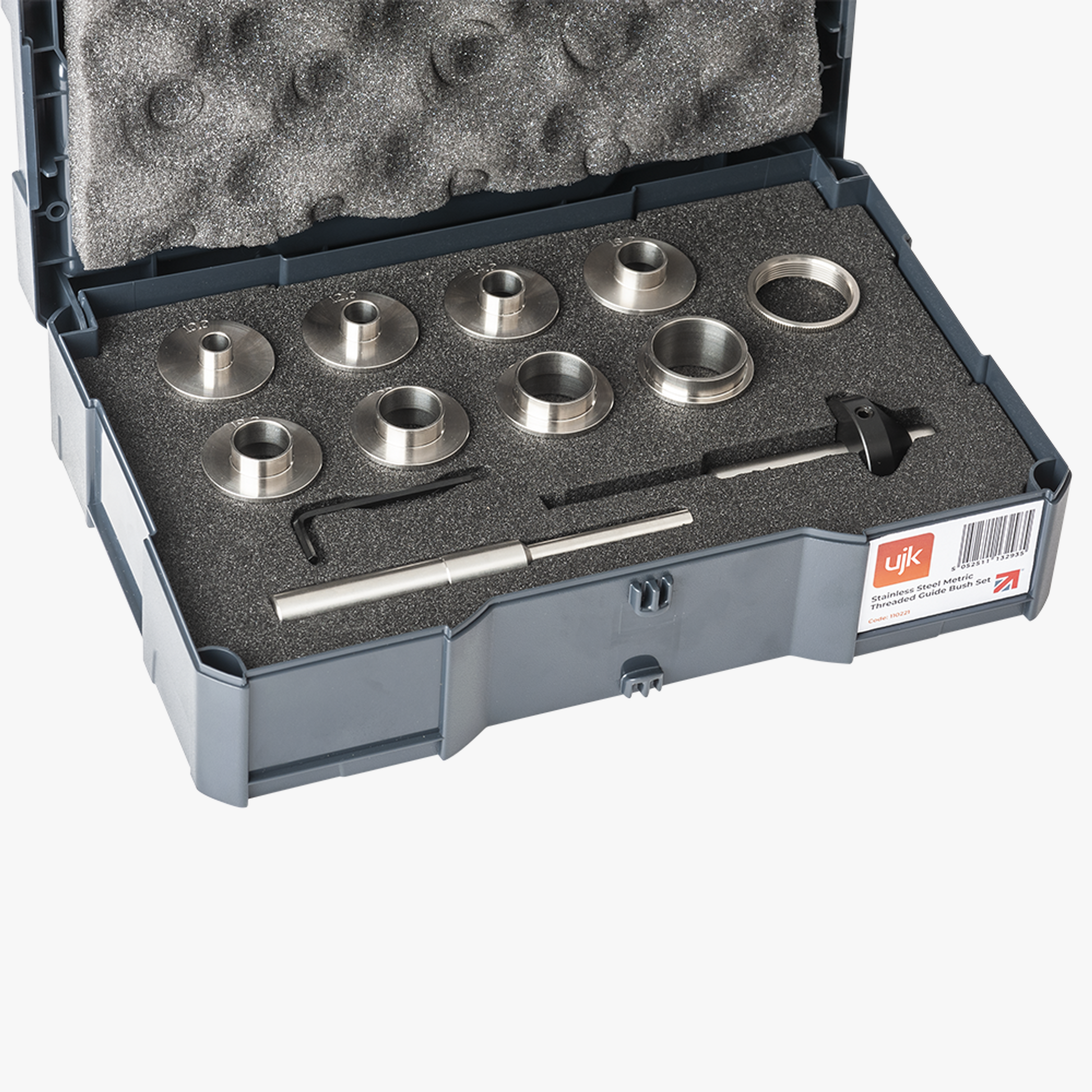 Stainless Steel Metric Threaded Guide Bush Set