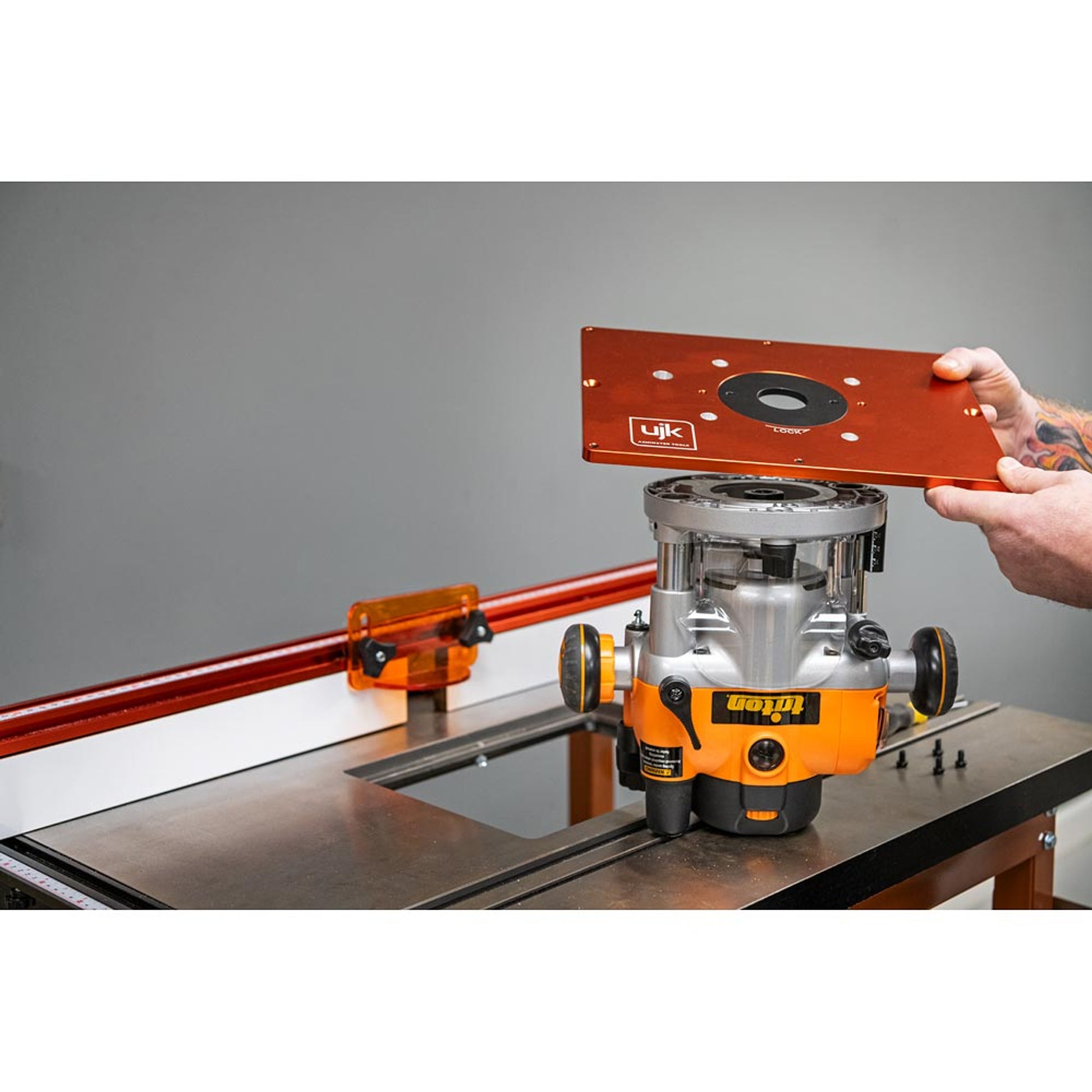 10mm Pre-Drilled Router Table Insert for Triton TRA001