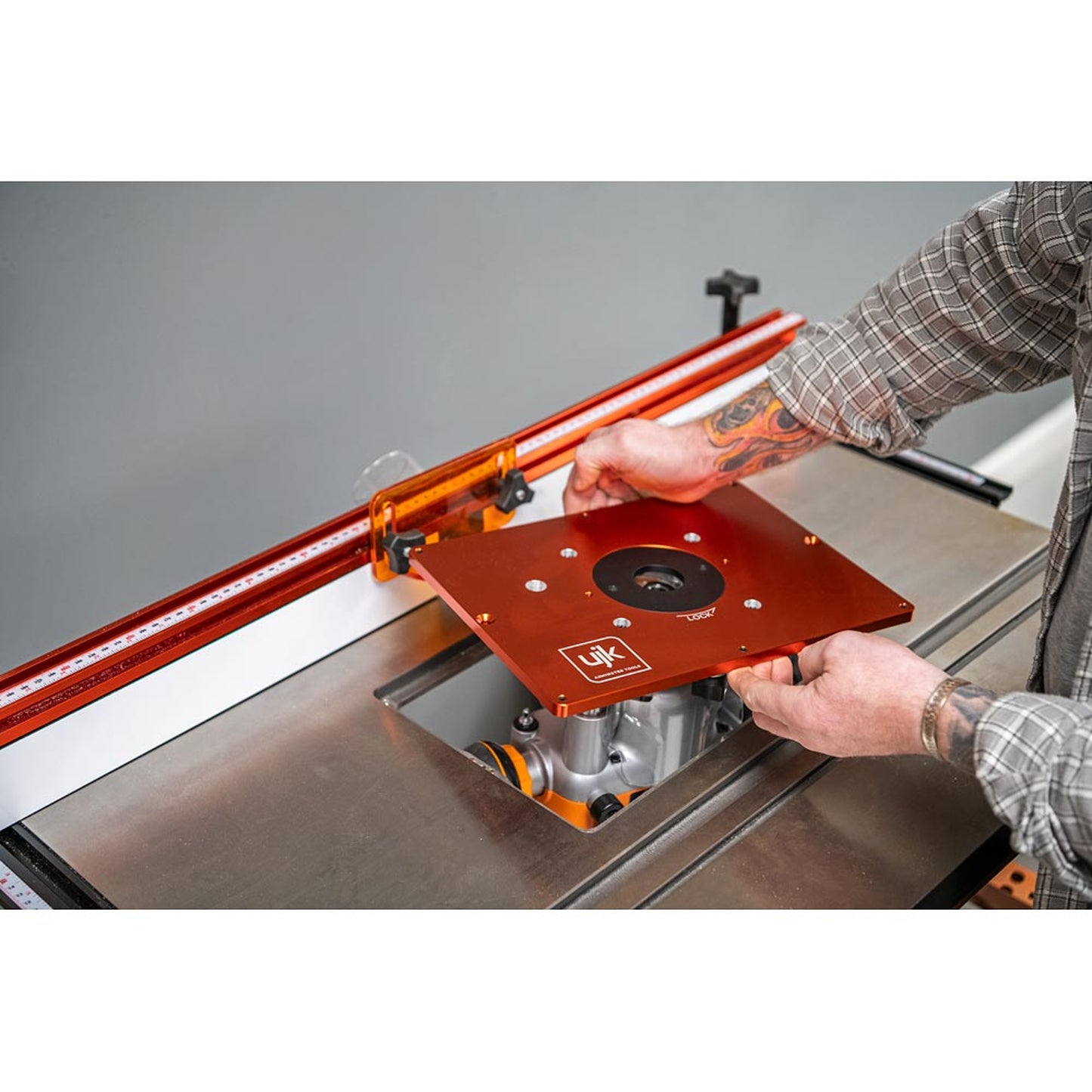 Triton Router Rack Adjustment 10mm Pre-Drilled Router Table Insert for Triton TRA001 – UJK Tools