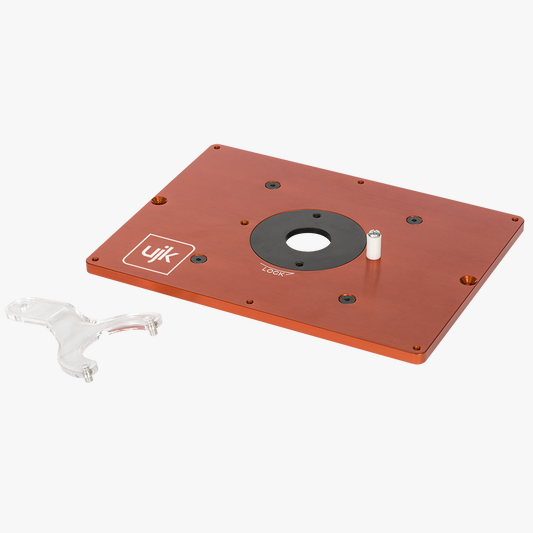 10mm Aluminium Router Table Insert c/w Universal Base