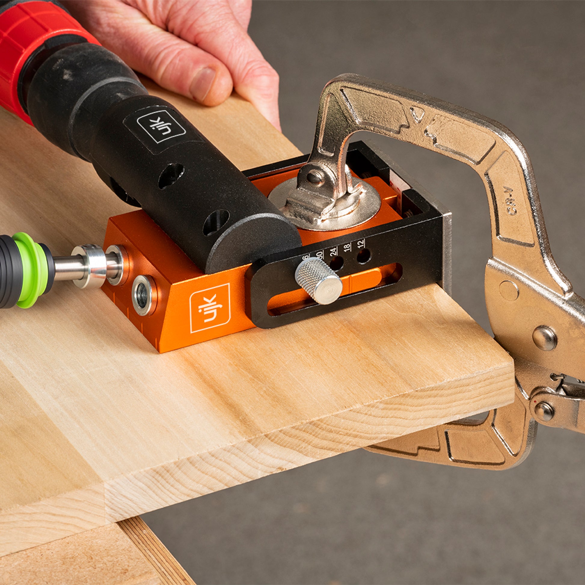 Extraction Outlet for Pocket Hole Jig