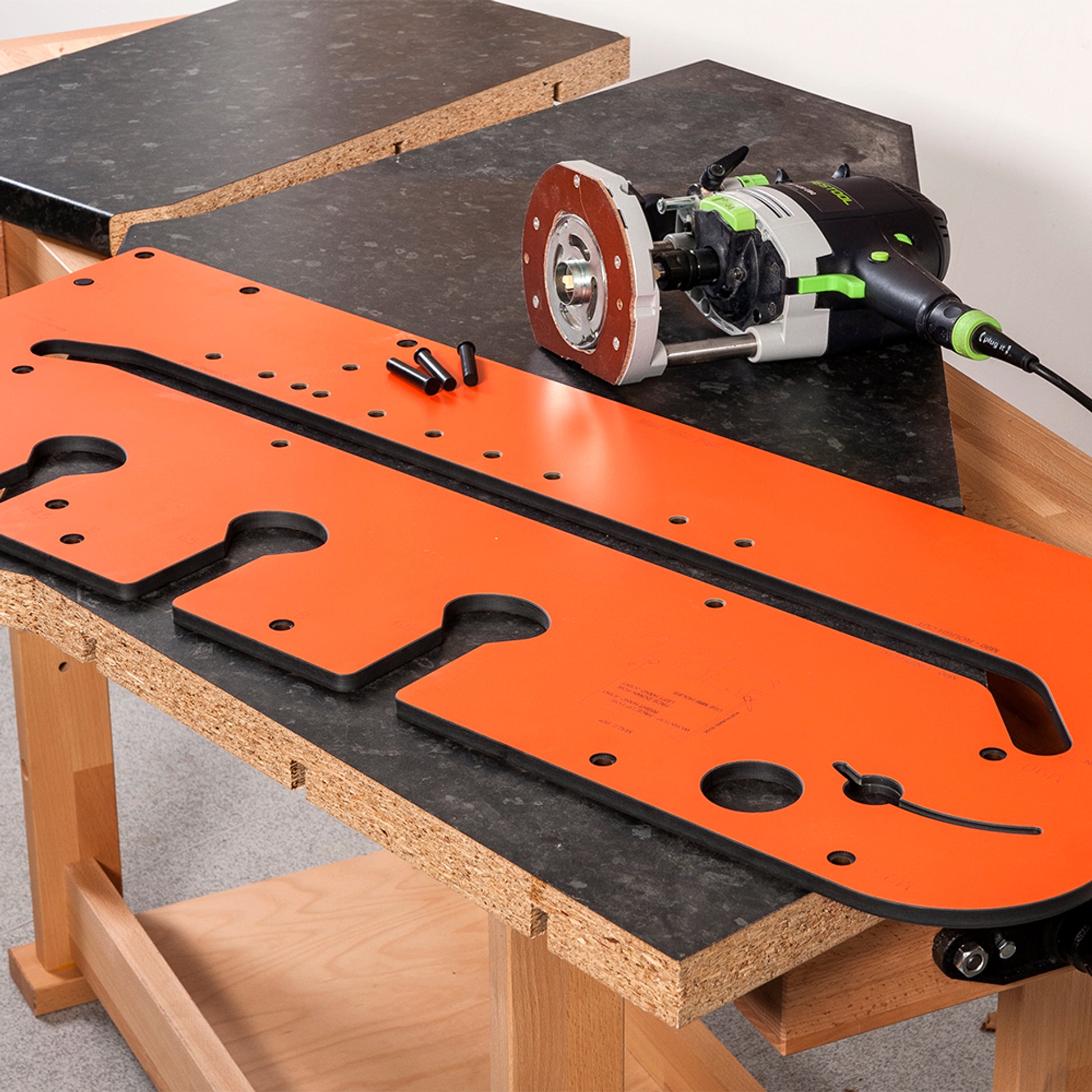 Variable Angle Kitchen Worktop Jig