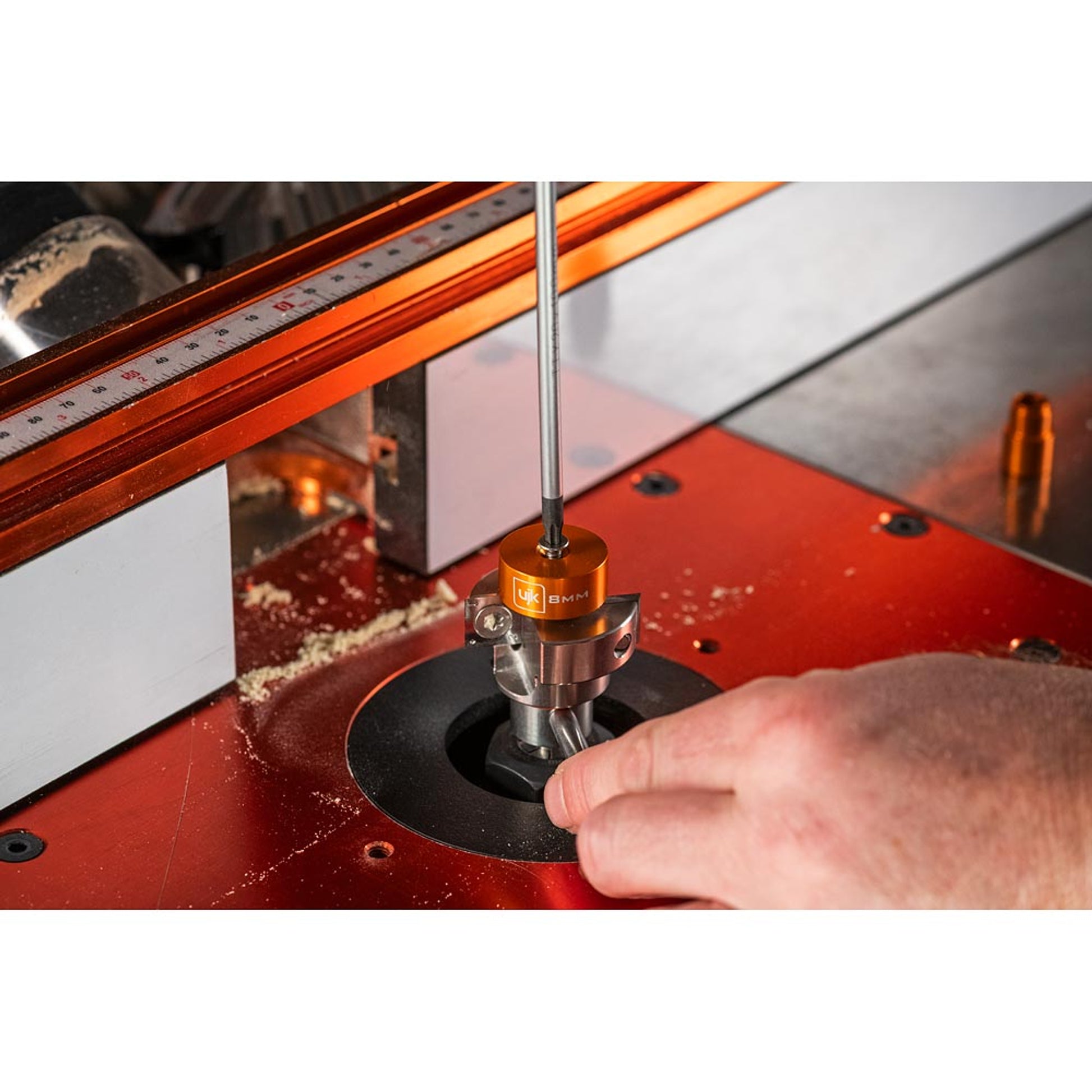 Two Wing Rebate Cutter & Metric Collar