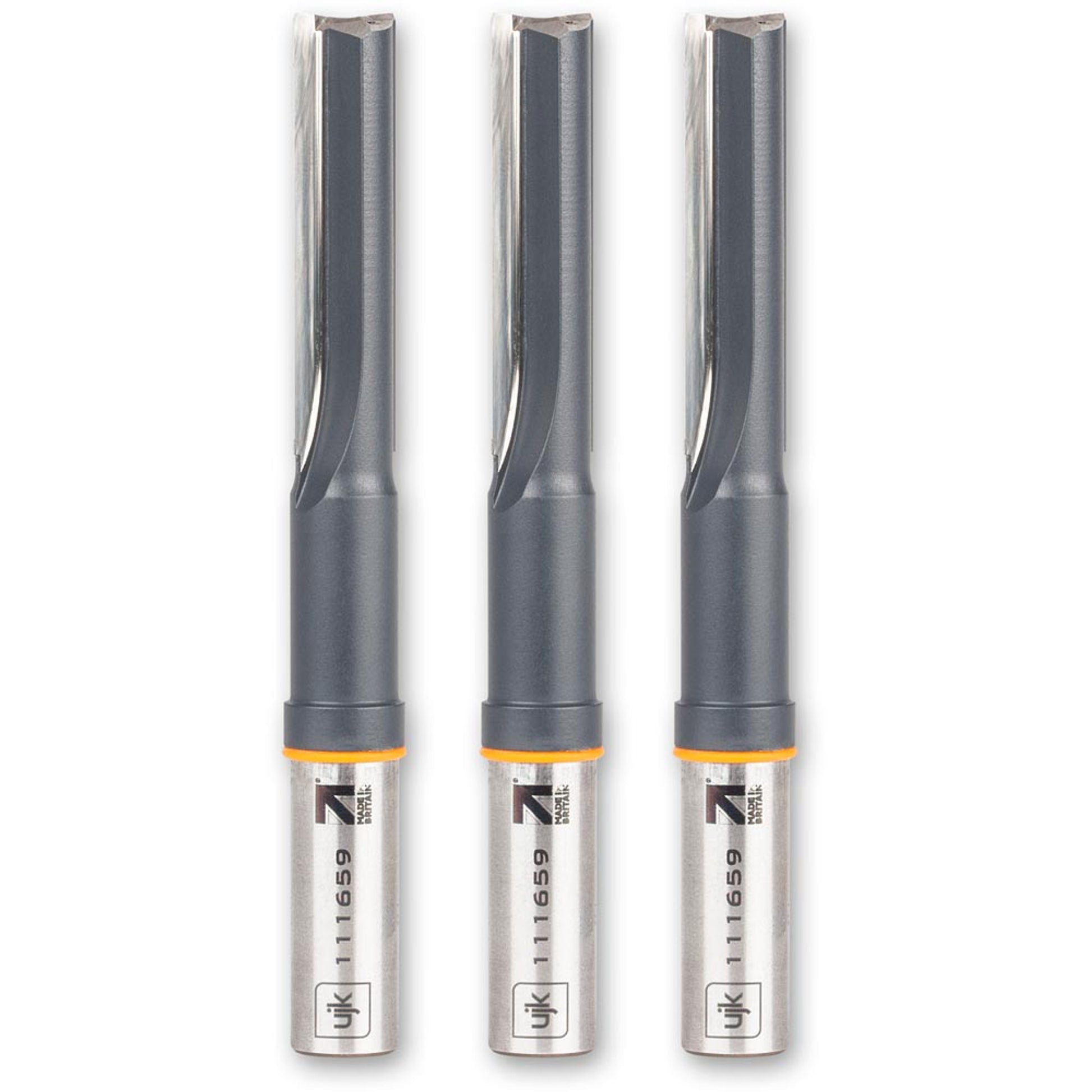 Kitchen Fitters Straight Router Cutters (Pkt 3)