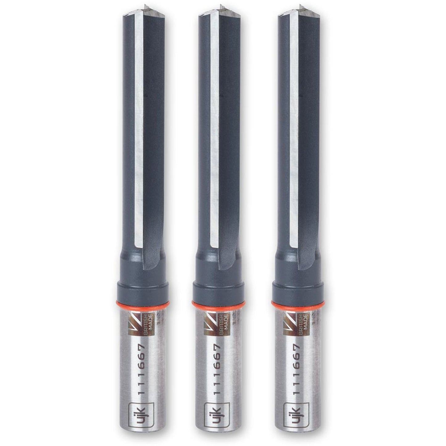 Kitchen Fitters Straight Router Cutters (Pkt 3)
