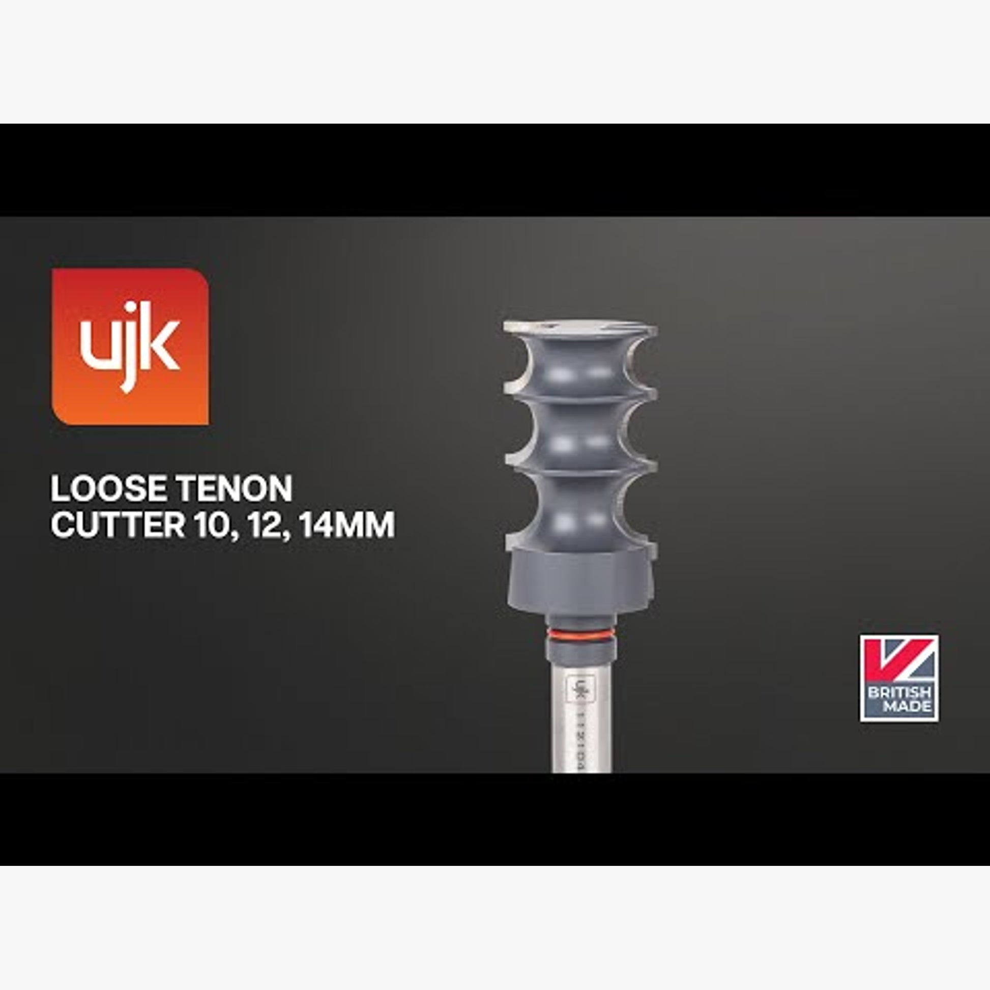Loose Tenon Router Cutters - 12mm Shank