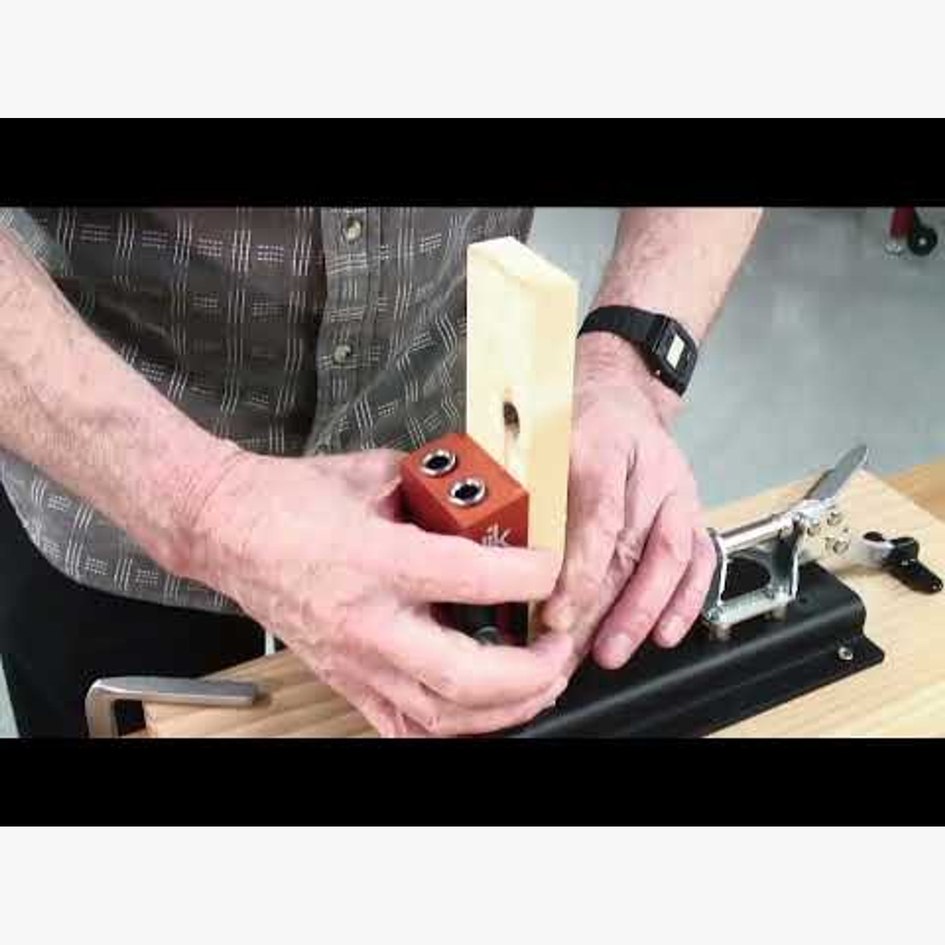 Extraction Outlet for Pocket Hole Jig