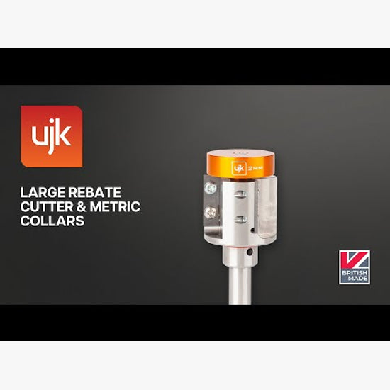 Three Wing Rebate Cutter & Metric Collar