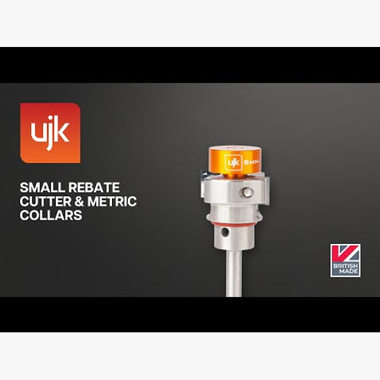 Two Wing Rebate Cutter & Metric Collar